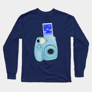 Blue Film Camera Long Sleeve T-Shirt